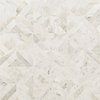 Msi Arabescato Venato White 12 In. X 12 In. X 10Mm Honed Mosaic Marble Floor And Wall Tile, 10PK ZOR-MD-0531